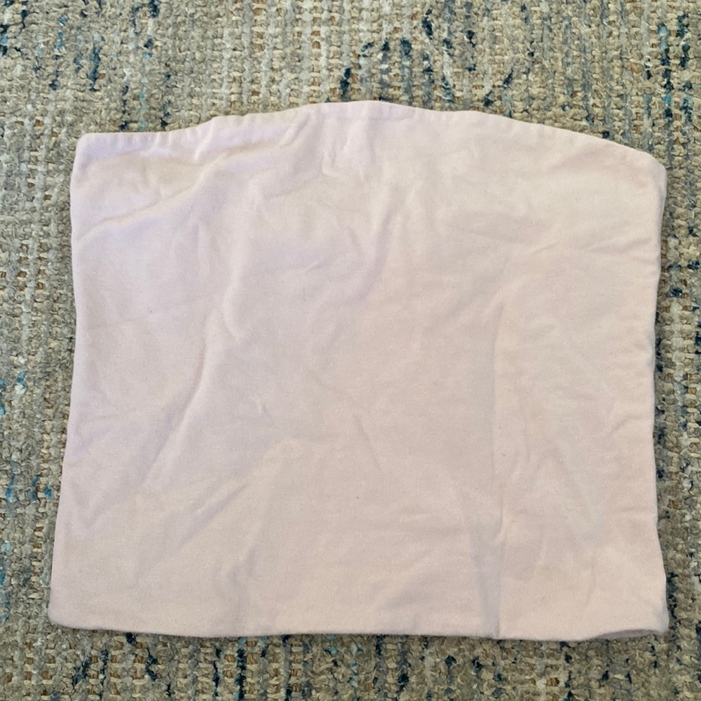 Light pink brandy melville tube top